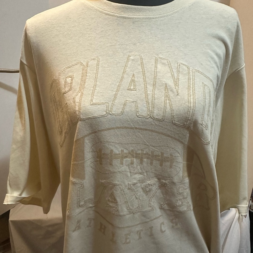 Cream Graphic T-Shirt H&M